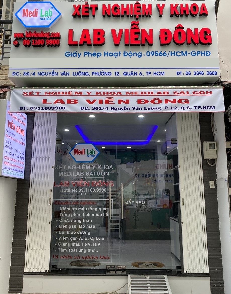 XÉT NGHIỆM Y KHOA LAB VIỄN ĐÔNG 
